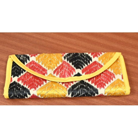 Clutch With Phulkari Detailing