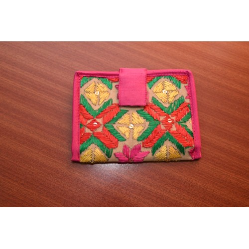 Visiting Card Holder With Phulkari Work