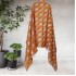 Rust Phulkari Chinon Dupatta