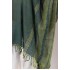 Phulkari Embroidered Green Dupatta Woven Tasseles