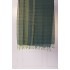 Phulkari Embroidered Green Dupatta Woven Tasseles