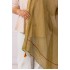 Olive Green Chanderi Dupatta With Hand Tasseles